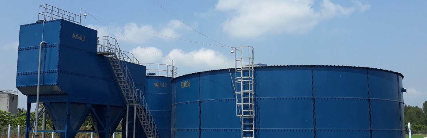 Cụm xử lý nước mặt Mỹ An - Đồng Tháp, công suất 2500 m3 ngày, đêm